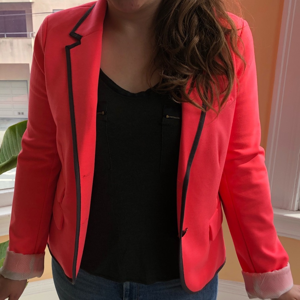 HOT pink Gap Blazer
